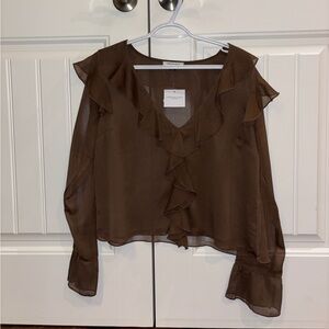 American Eagle Flowy Blouse
